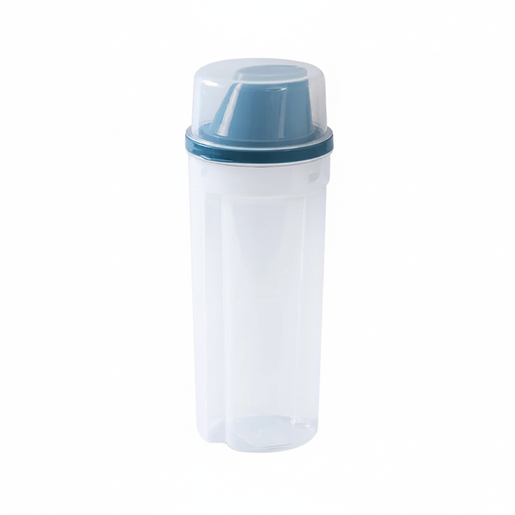 Dog Food Storage Container with Scale - Transparent Pet Food Dispenser