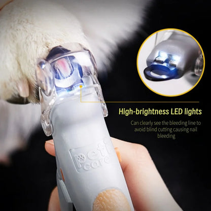Pet Nail Clippers With LED Light For Dogs And Cats