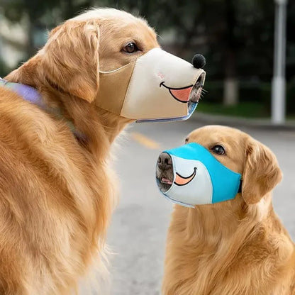 Dog Muzzle for Small to Large Dogs - Adjustable Anti Barking Cloth