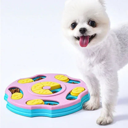 Dog Puzzle Toys Slow Feeder Interactive IQ Training Bowl