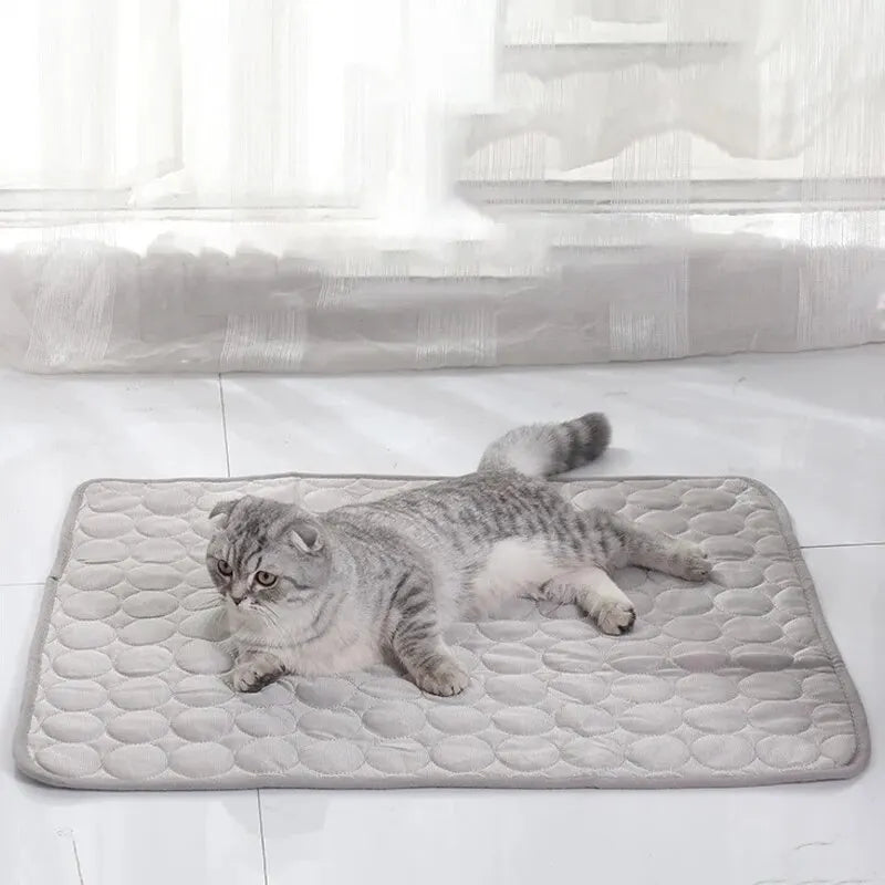 Pet Ice Cooling Mat for Dogs Cats Summer Bed Pad