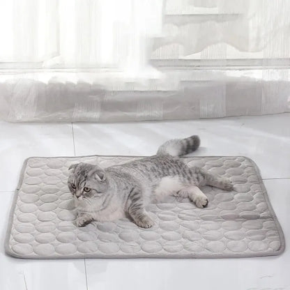 Pet Ice Cooling Mat for Dogs Cats Summer Bed Pad
