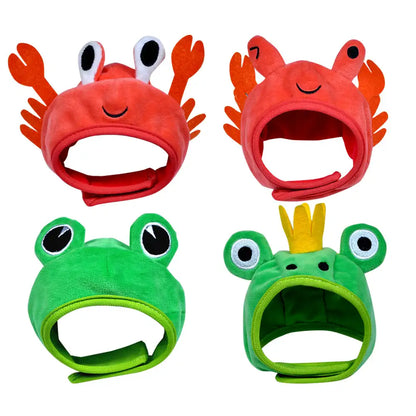 Cute Pet Hat Costume For Dogs - Crab Frog Christmas Dress Up