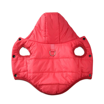 Warm Fleece Dog Coat Hoodie for Small Medium Dogs Winter Jacket