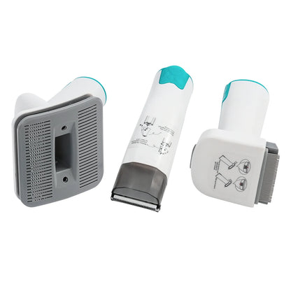 7-in-1 Dog Cat Hair Clipper Set With Vacuum - Professional Pet Grooming Kit