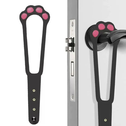 Adjustable Dog Door Latch - Pet Gate Lock Strap Keeps Dogs Out