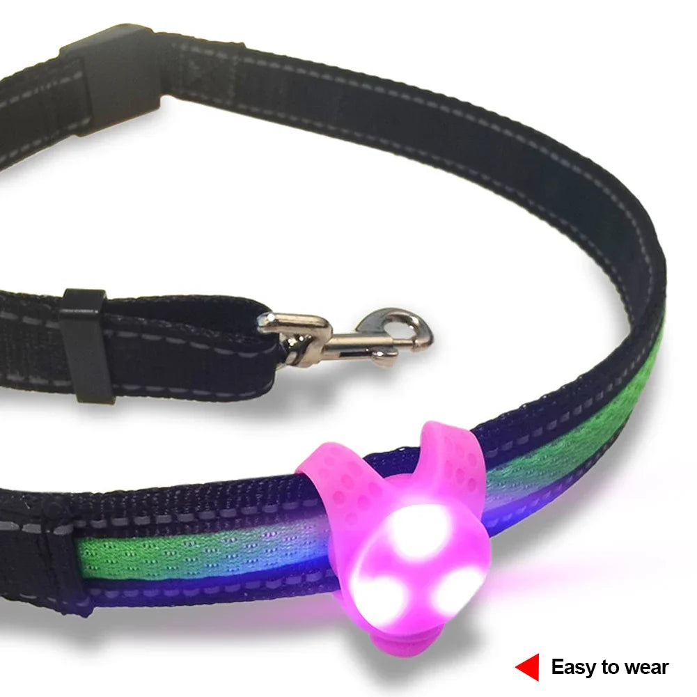 Pet LED Safety Collar Light - Flashing Glow Pendant For Dogs