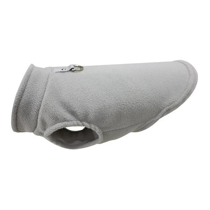 Warm Fleece Dog Jacket Vest With D-Ring For Small Dogs And Cats