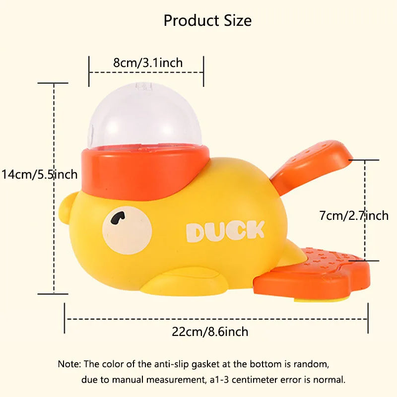 Interactive Duck Pet Feeder Puzzle Toy For Dogs And Cats