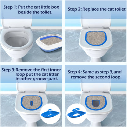 Pet Toilet Training Kit - Reusable Sand Tray For Cats And Dogs