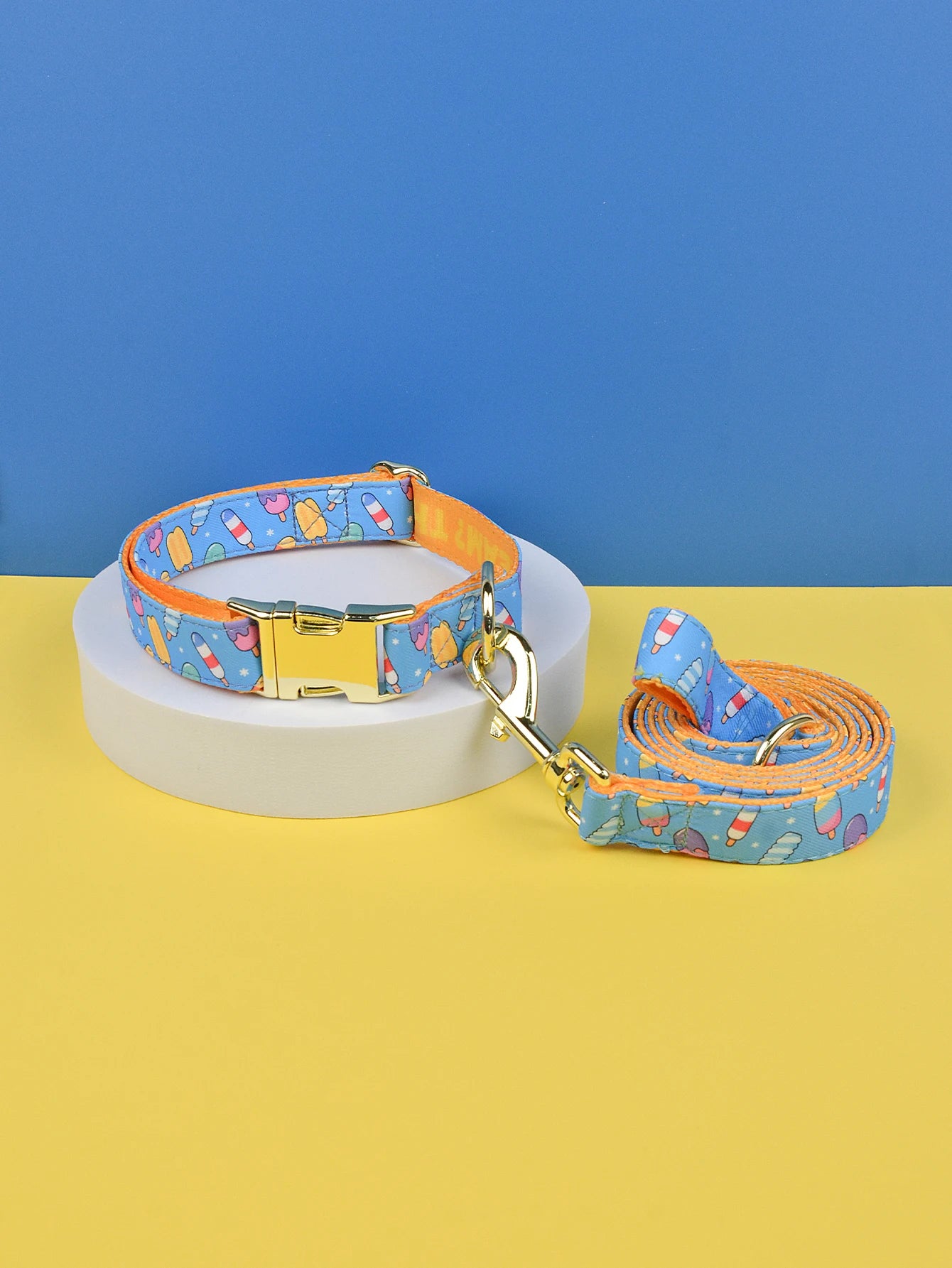 Luxury Colorful Dog Collar And Leash Set For Small Medium Large Dogs