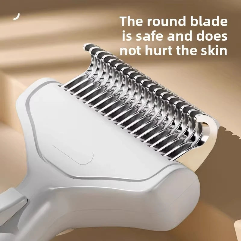 Stainless Steel Dog Hair Removal Brush - Professional Pet Grooming Tool