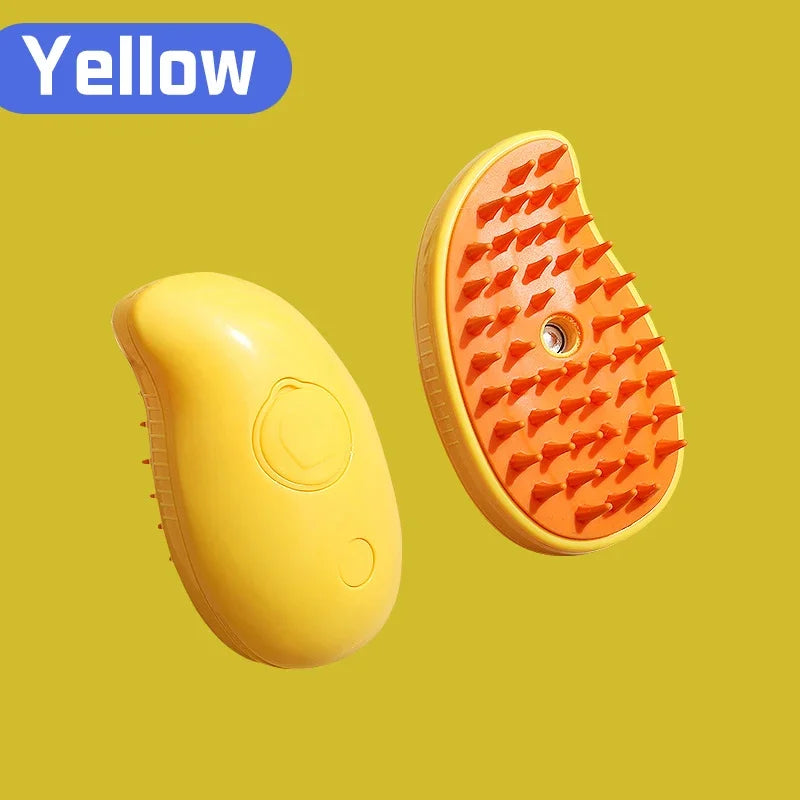 Cat Dog Pet Spray Massage Brush 3 In 1 Steam Grooming Comb