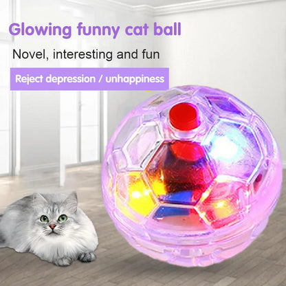 Interactive Flash Ball LED Cat Toys - Motion Activated Pet Balls