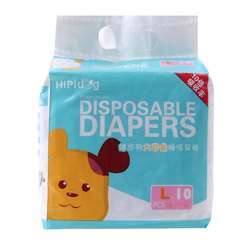Super Absorption Dog Diapers For Female Dogs - Disposable Pet Nappies