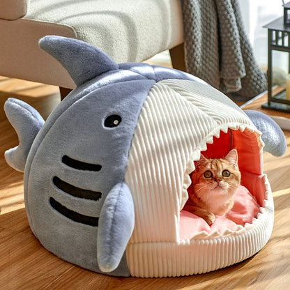 Winter Warm Cat Bed Portable Pet Cushion Kitten Basket House