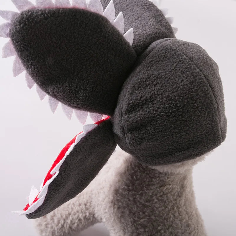 Winter Funny Cat Hat Demogorgon Scary Pet Costume Adjustable
