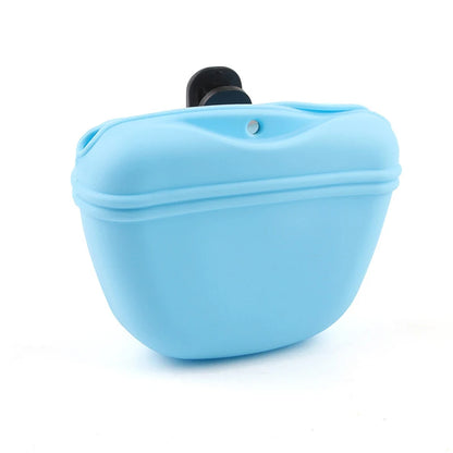 Pet Feeding Bag - Portable Silicone Dog Training Treat Pouch