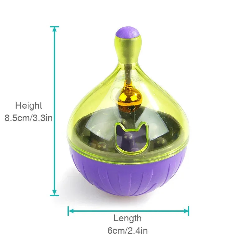 Pet Food Ball Toy - Interactive Tumbler Feeder For Dogs & Cats