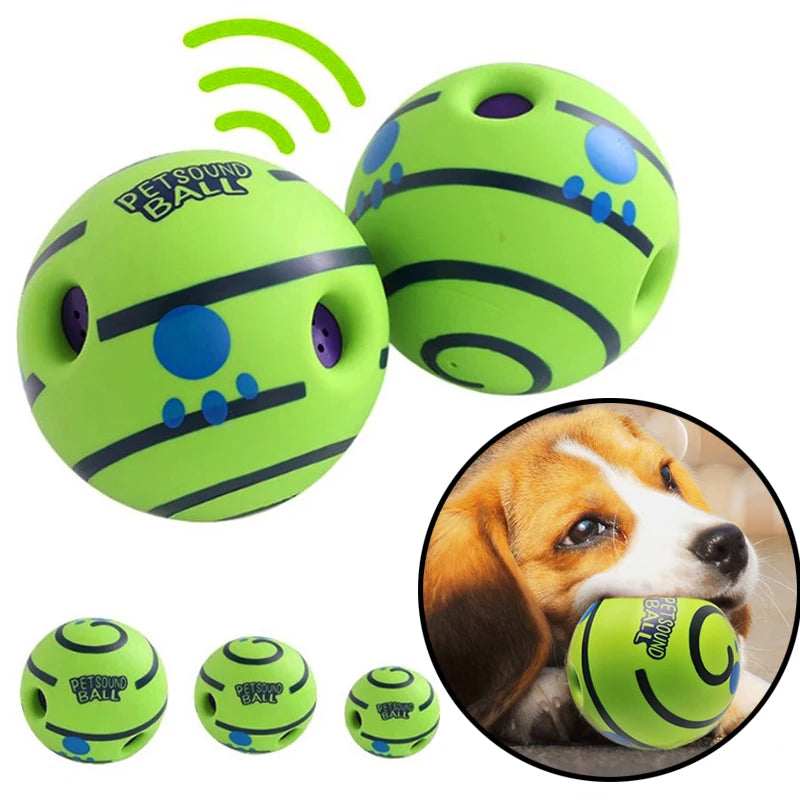 Dog Wobble Wag Giggle Ball - Interactive Sound Toy For All Dogs