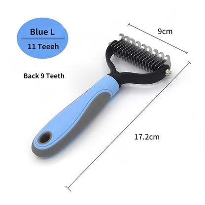 Professional Pet Deshedding Brush for Dogs and Cats Grooming Tool