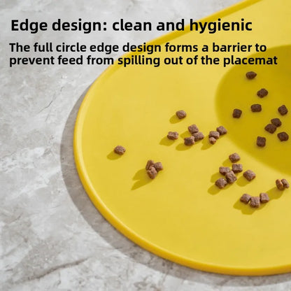Cat Feeding Mat Non-Slip Waterproof Pet Food Bowl Mat