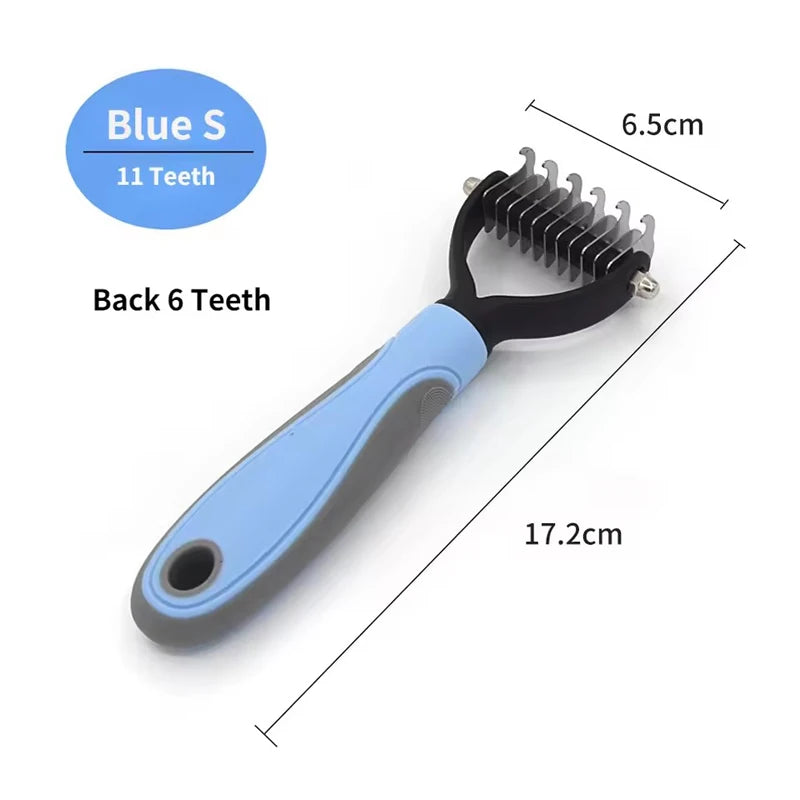 Professional Pet Deshedding Brush for Dogs and Cats Grooming Tool