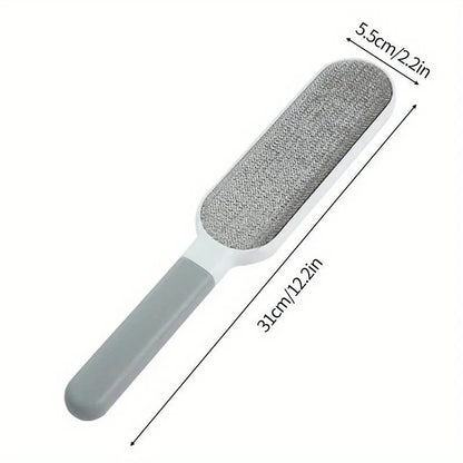 Double-Sided Pet Hair Remover Manual Electrostatic Lint Brush