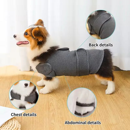 Dog Anxiety Vest - Breathable Stress Relief Thunder Jacket