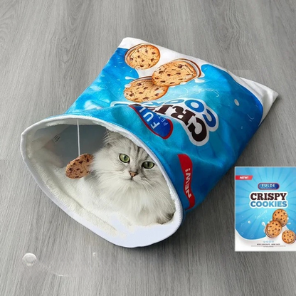 Halloween Cat Tunnel Toy - Interactive Collapsible Pet Tunnel
