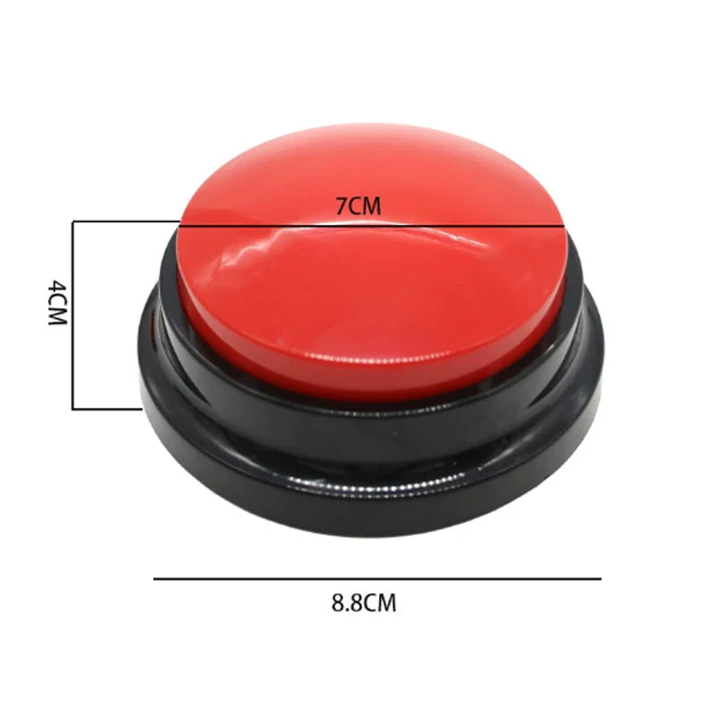 Interactive Dog Toys With Recordable Talking Buttons For Pet Training