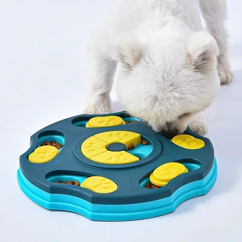 Dog Puzzle Toys Slow Feeder Interactive IQ Training Bowl