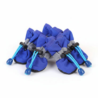 4pcs Water-Resistant Dog Shoes For Small Dogs - Outdoor Protection