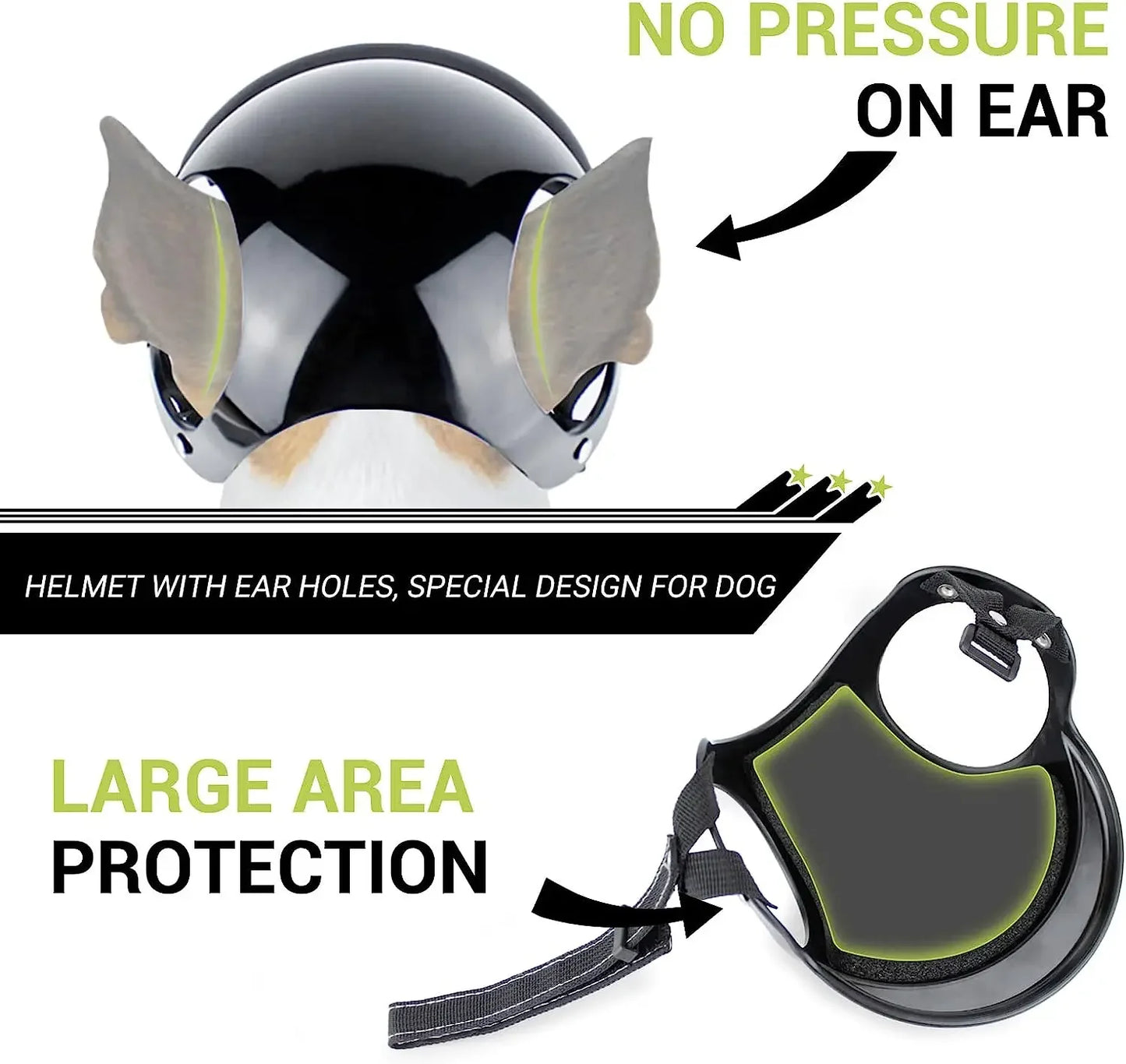 Dog Helmet Sunglasses For Small Medium Dogs UV Protection Outdoor
