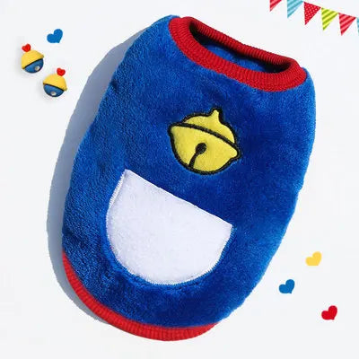Cute Dog Winter Vest For Small Dogs Cats Warm Pet Sweater Jacket