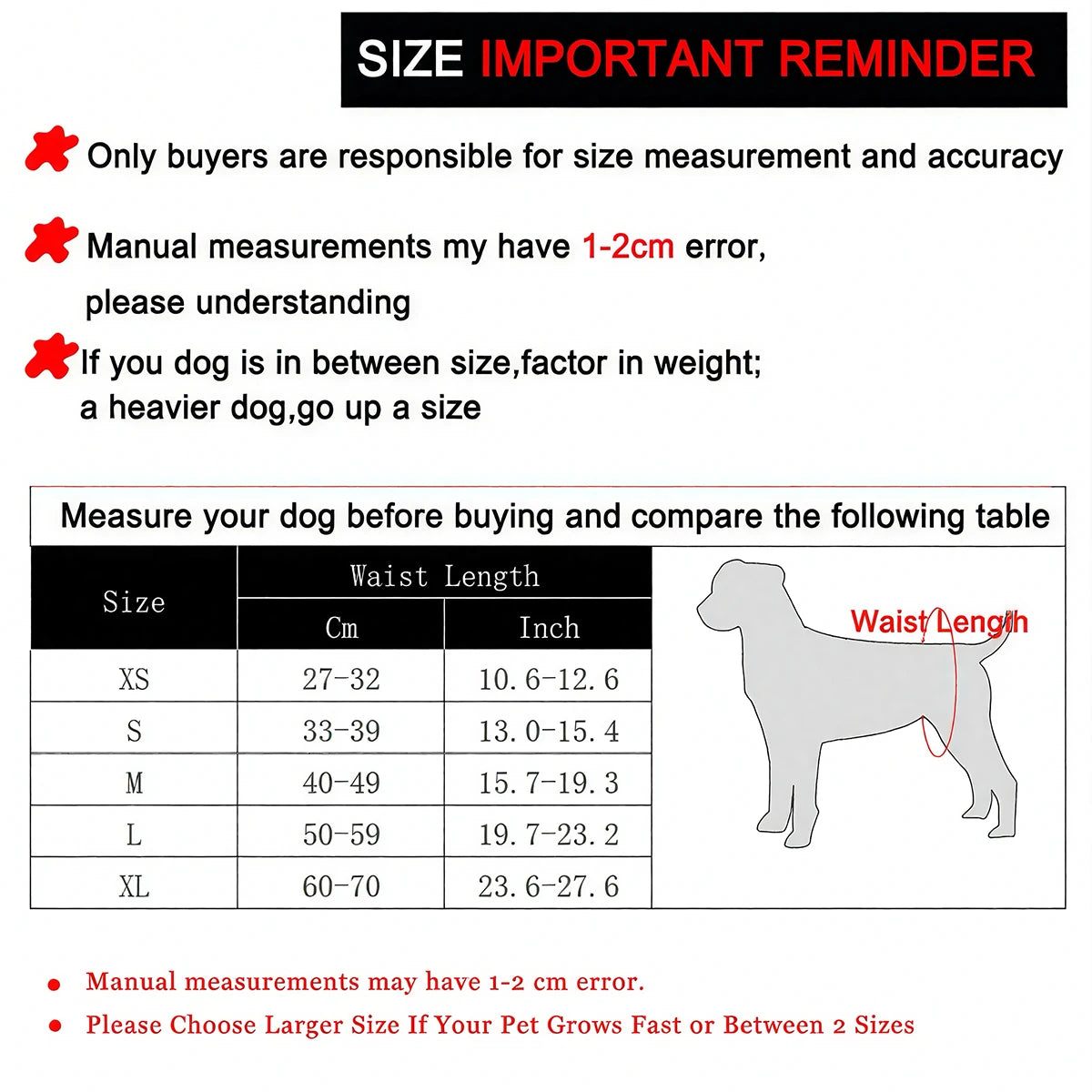 Washable Female Dog Diapers - Adjustable Reusable Pet Pants