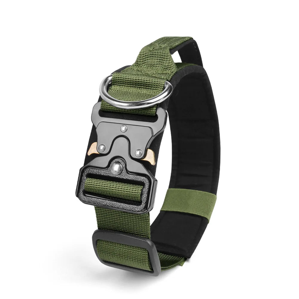 Tactical Dog Collar and Leash Set for Large Dogs - Durable Training