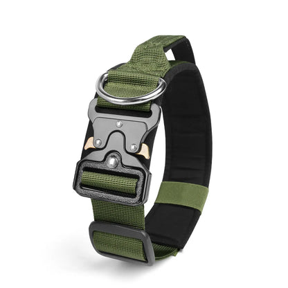 Tactical Dog Collar and Leash Set for Large Dogs - Durable Training