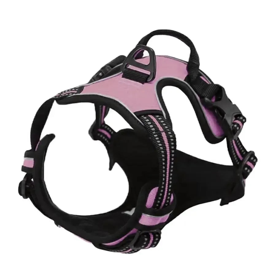 Dog Harness Vest Set With Collar And Leash For All Size Dogs