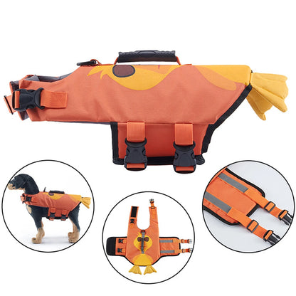 Dog Life Jacket Swimming Safety Vest for Small Medium Large Dogs