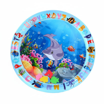 Water Sensory Play Mat - Thickened Inflatable Pet Playmat Ocean Theme
