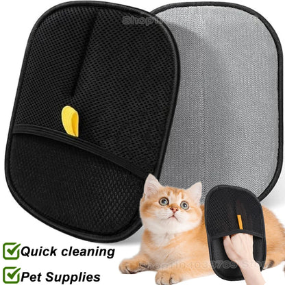 Reusable Electrostatic Pet Hair Removal Mitts For Cats And Dogs