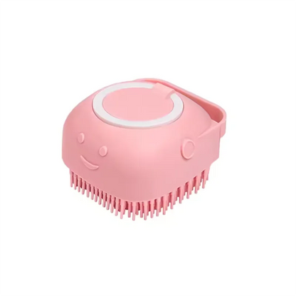 Pet Bath Massage Brush - Soft Silicone Grooming Tool For Dogs Cats