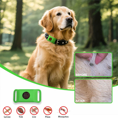 Natural Anti-Flea Tick Pendant For Dogs Cats Essential Oil Collar