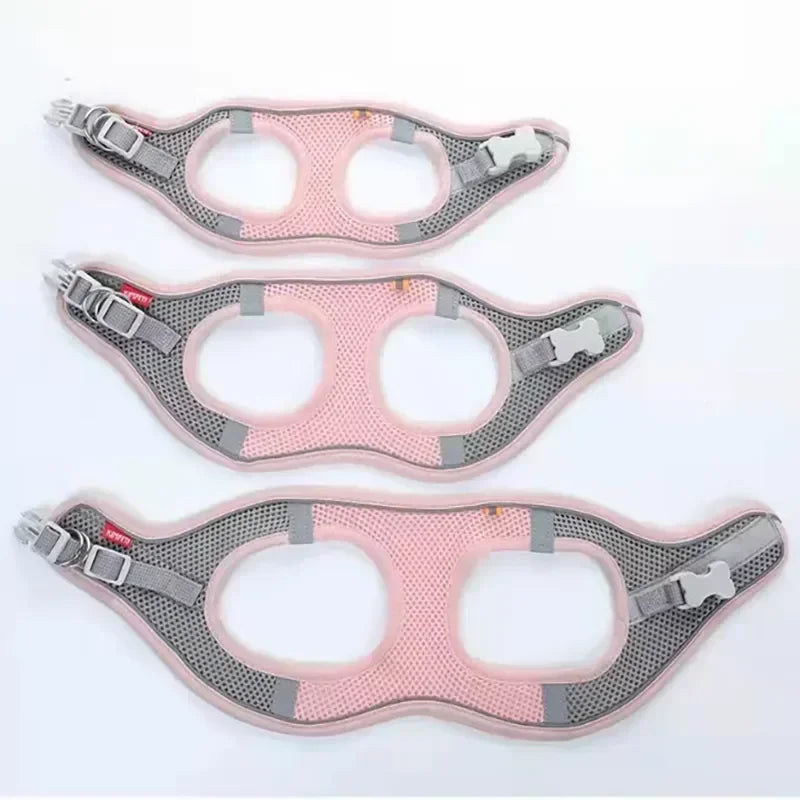 Dog Safety Harness Reflective Breathable Adjustable Pet Vest