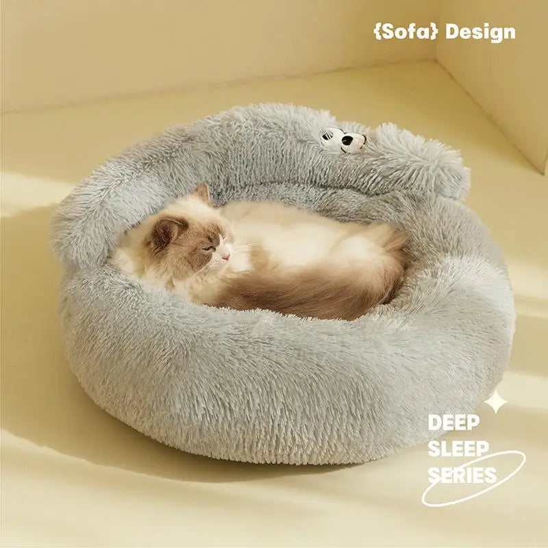Super Cat Bed Warm Plush Pet Sleeping Nest For Dogs & Cats