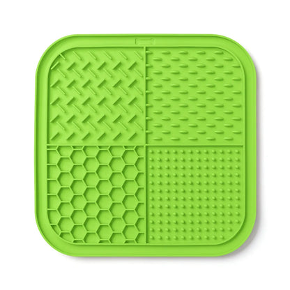 Pet Silicone Lick Mat For Dogs Cats Slow Feeding Training Plate