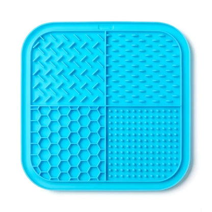 Pet Silicone Lick Mat For Dogs Cats Slow Feeding Training Plate