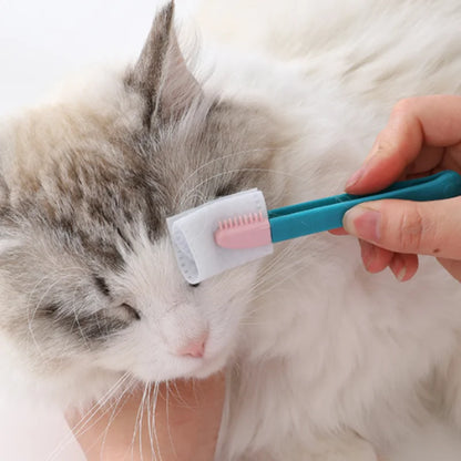 Pet Grooming Tear Stain Remover Comb - Cat Eye Care Tool For Dogs
