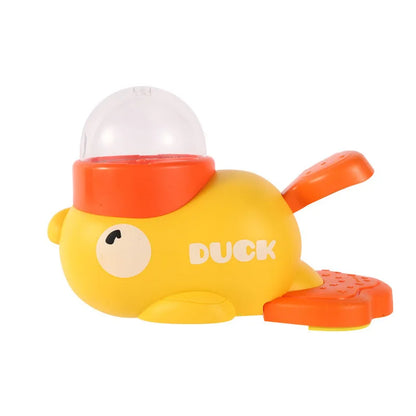 Interactive Duck Pet Feeder Puzzle Toy For Dogs And Cats
